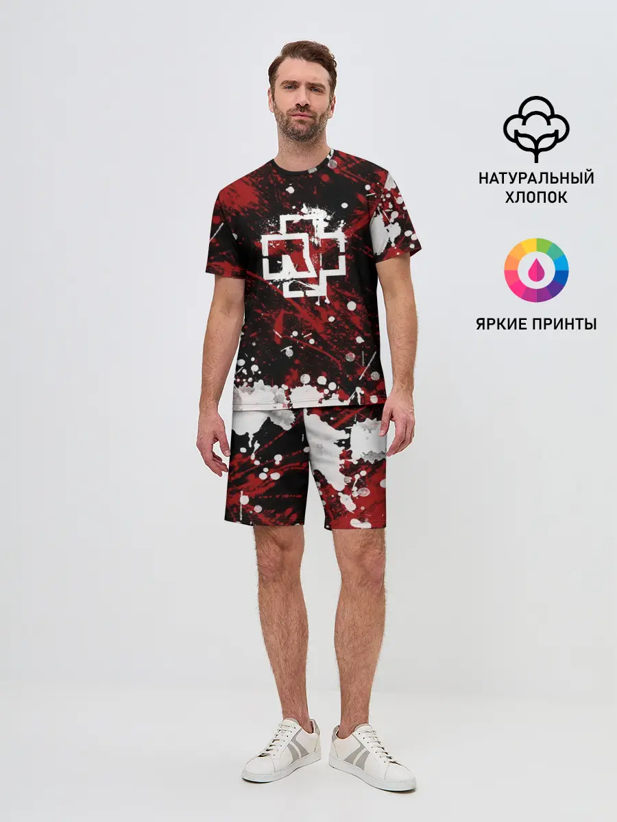 Мужской костюм с шортами / Rammstein