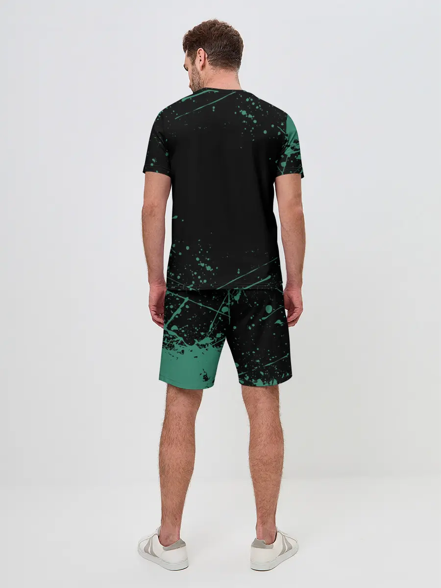 Мужской костюм с шортами / Персонажи Demon Slayer