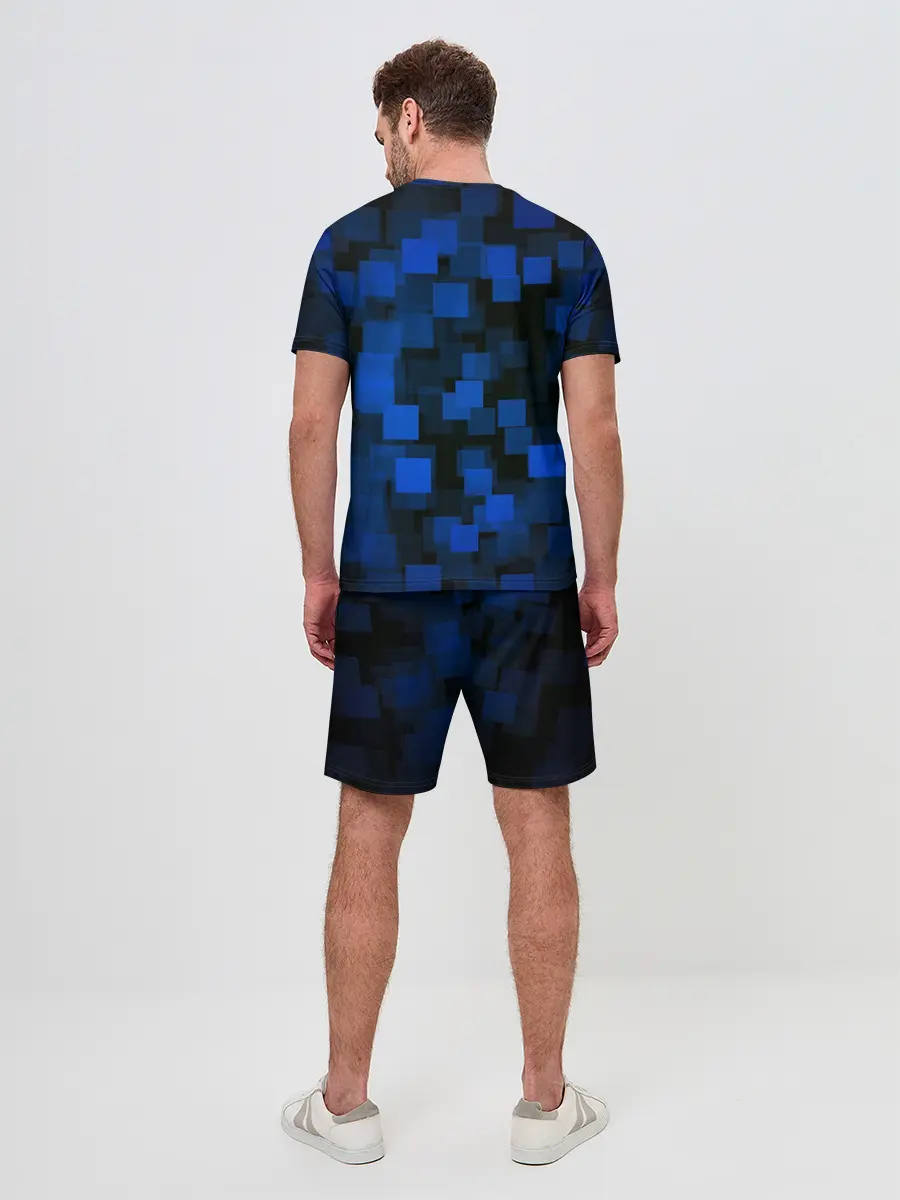 Мужской костюм с шортами / Minecraft / Майнкрафт