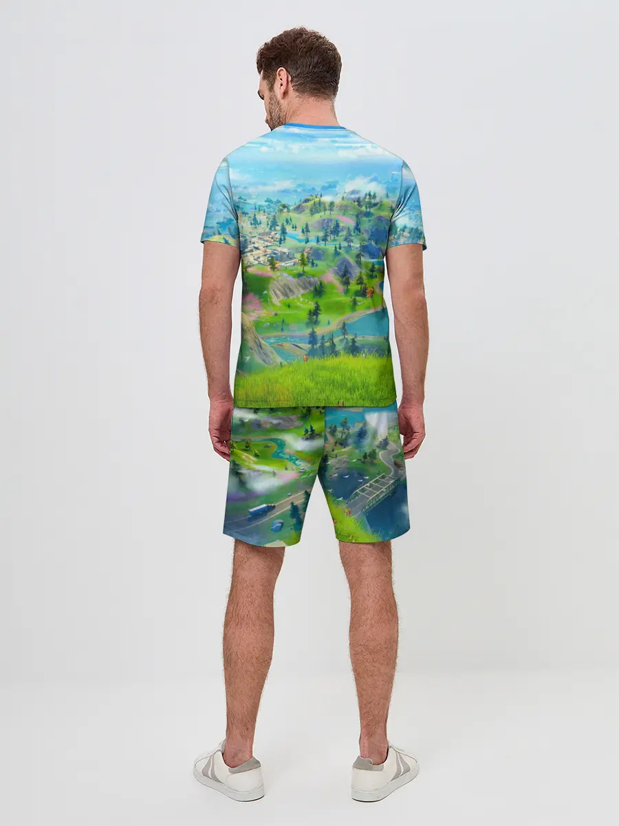 Мужской костюм с шортами / Fortnite