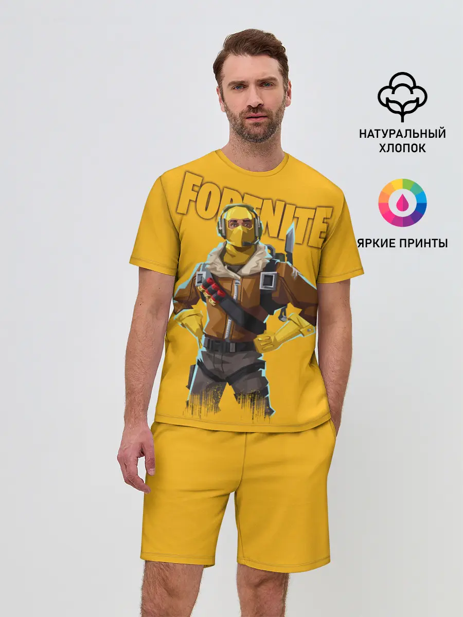 Мужской костюм с шортами / Fortnite