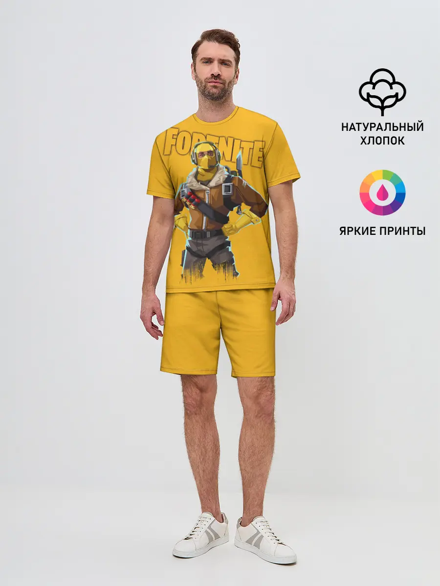 Мужской костюм с шортами / Fortnite