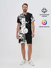Мужской костюм с шортами / MONOKUMA держит руки