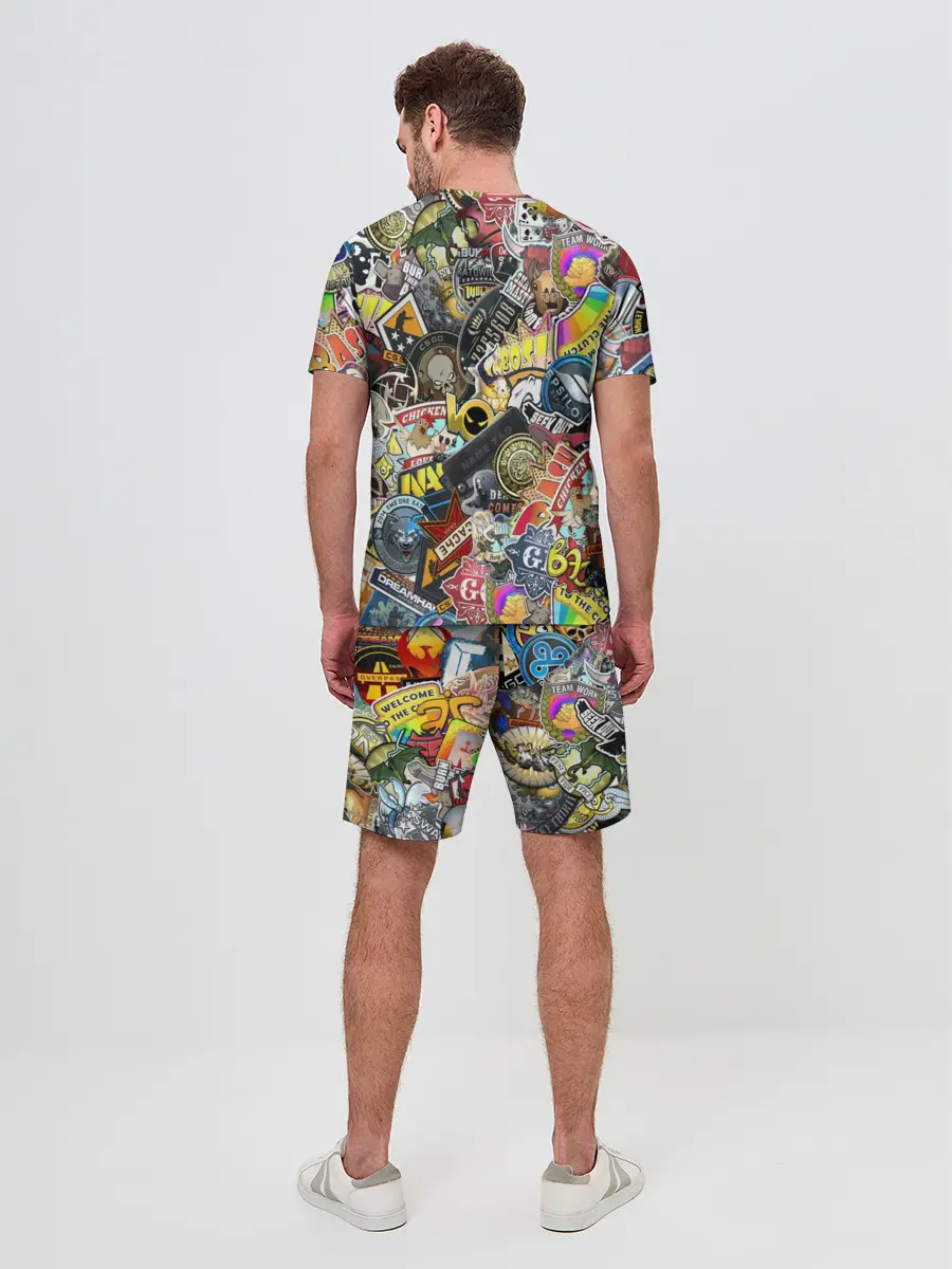 Мужской костюм с шортами / CS GO