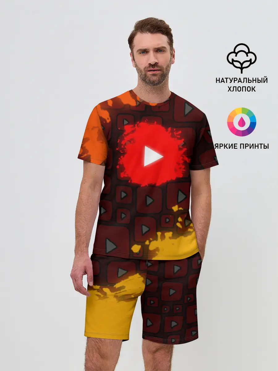 Мужской костюм с шортами / YouTube