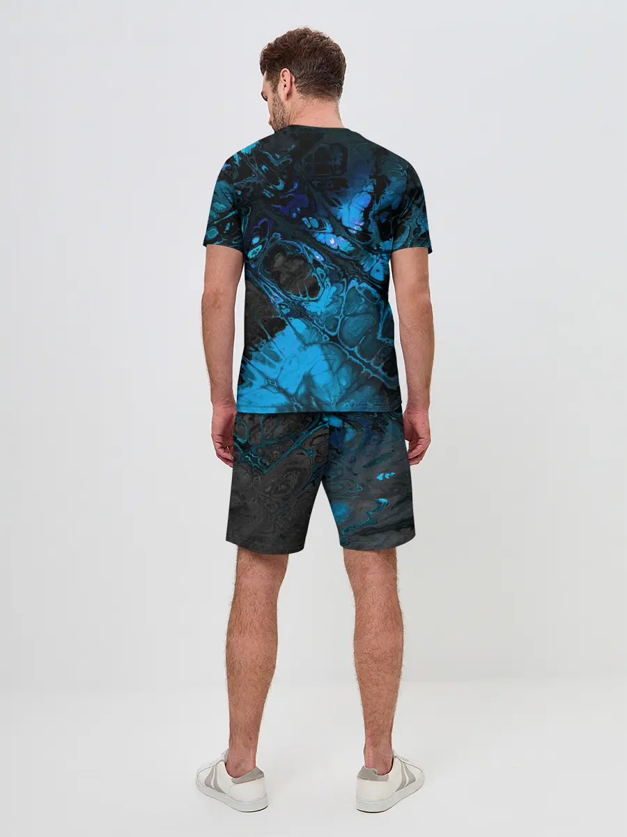 Мужской костюм с шортами / Nu abstracts art