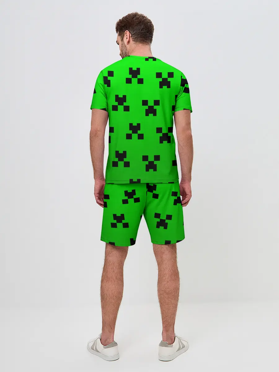 Мужской костюм с шортами / MINECRAFT