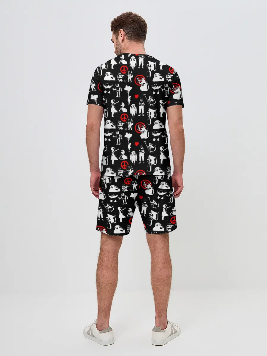 Мужской костюм с шортами / Banksy