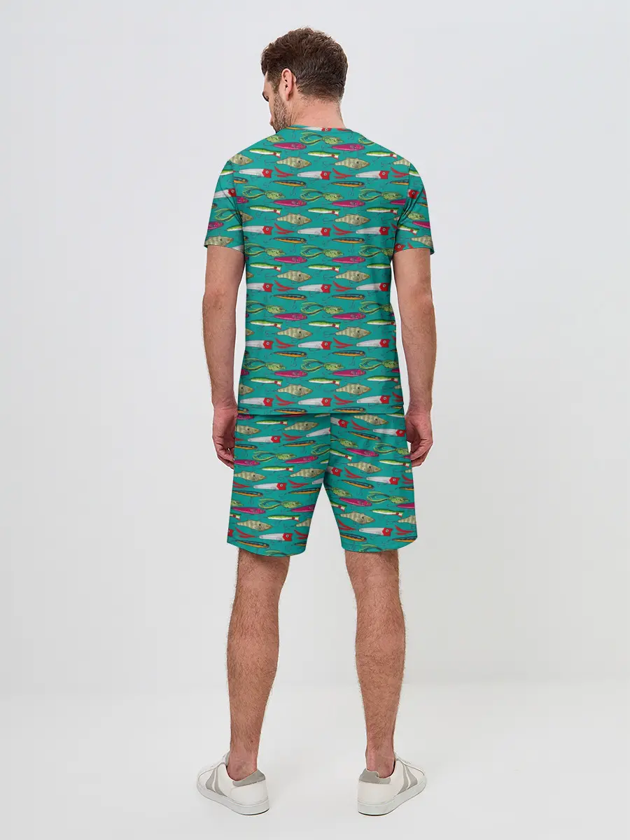 Мужской костюм с шортами / рыбацкие блесна