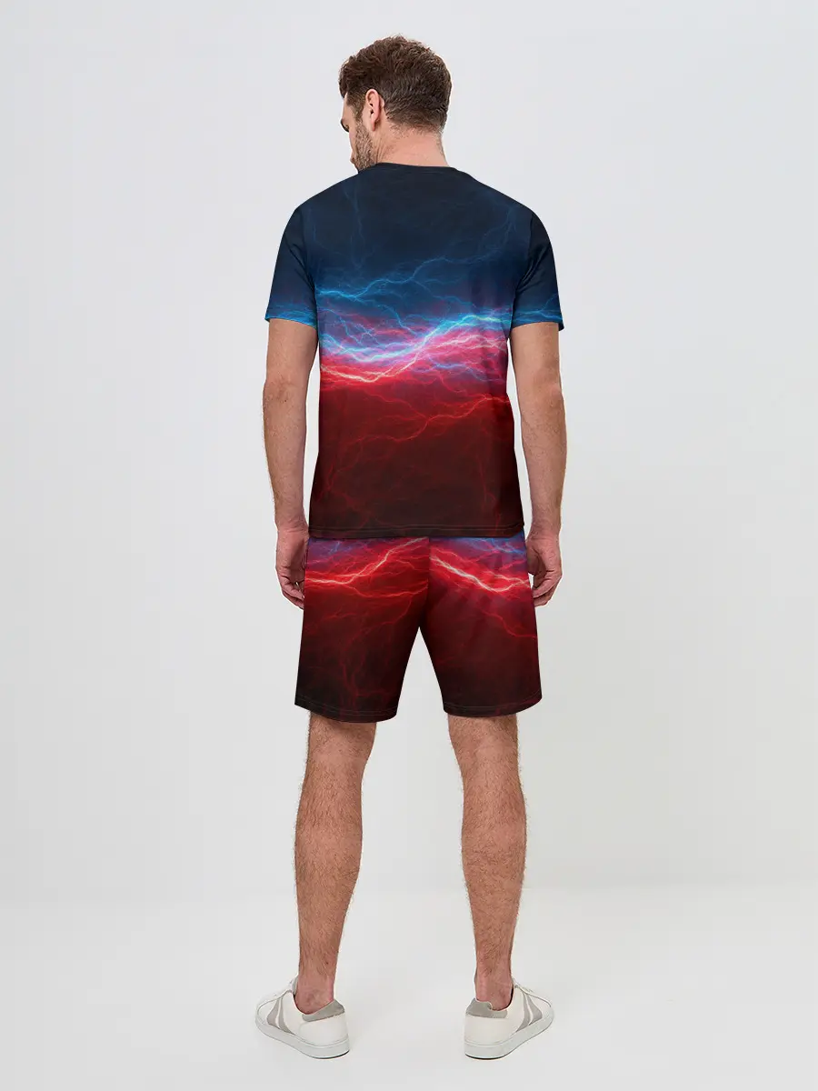 Мужской костюм с шортами / Огонь и лёд