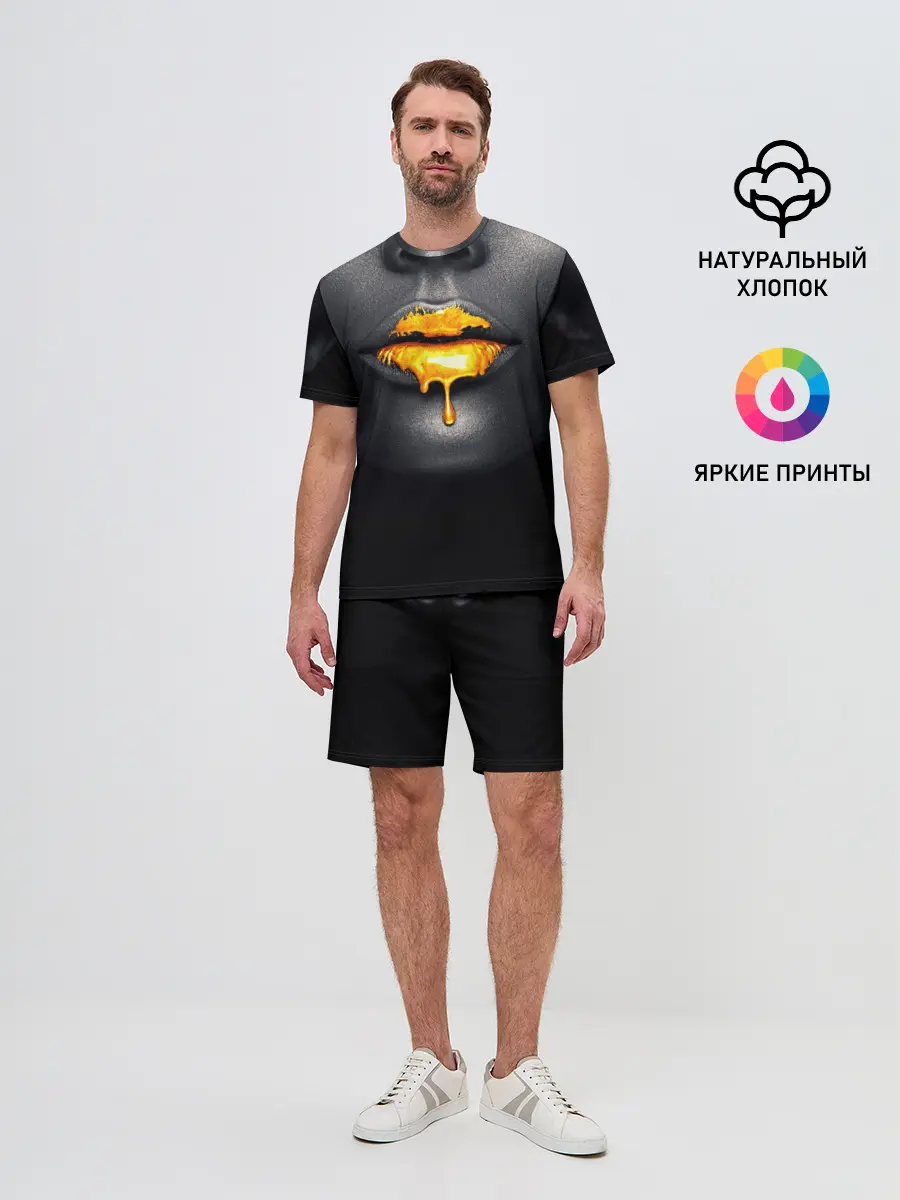 Мужской костюм с шортами / Мода: Губы