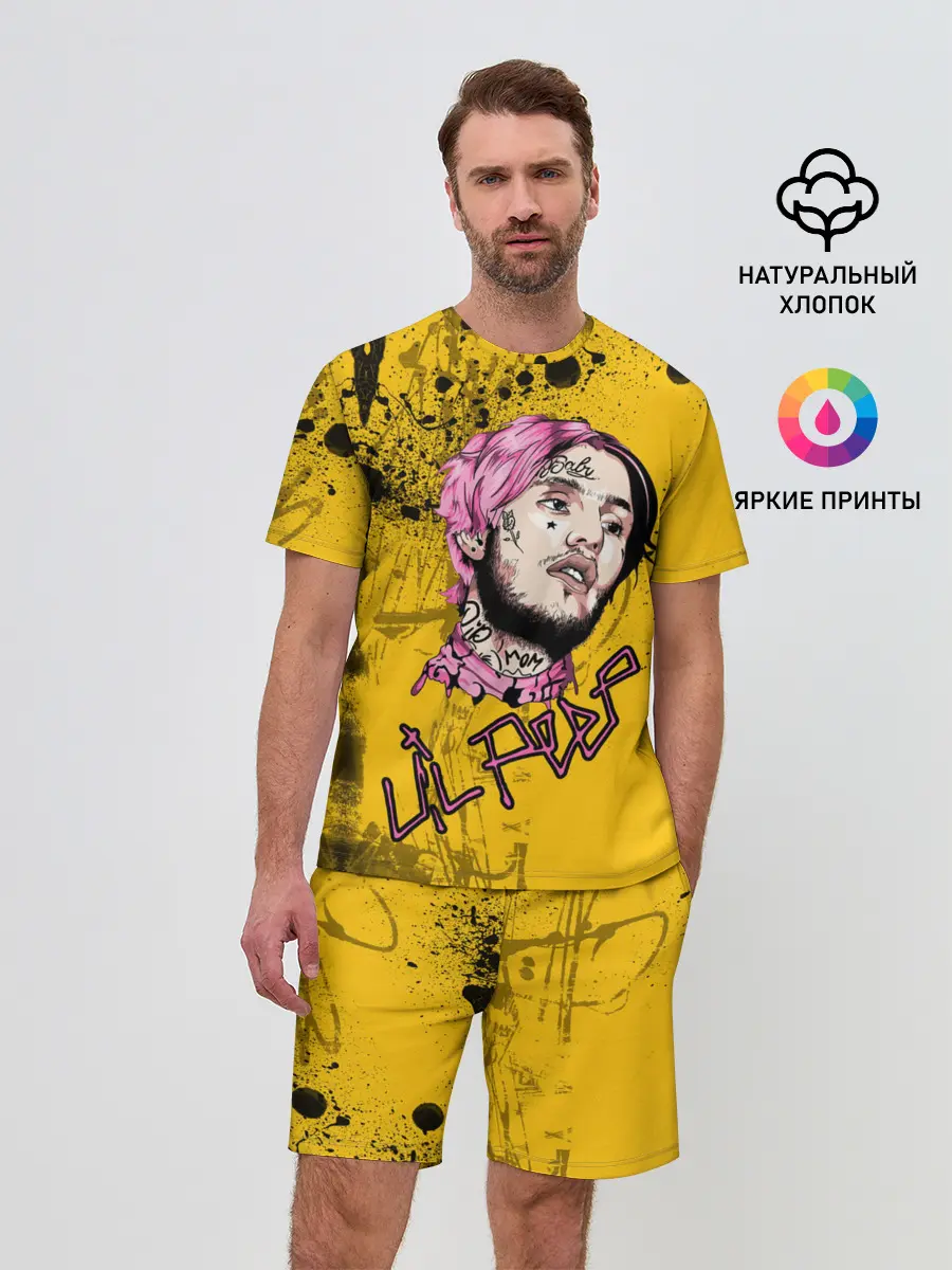 Мужской костюм с шортами / Lil Peep