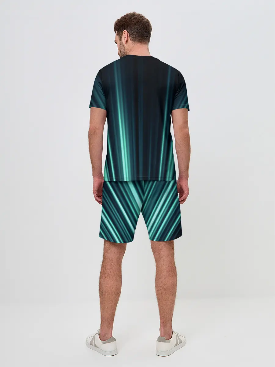 Мужской костюм с шортами / текстура