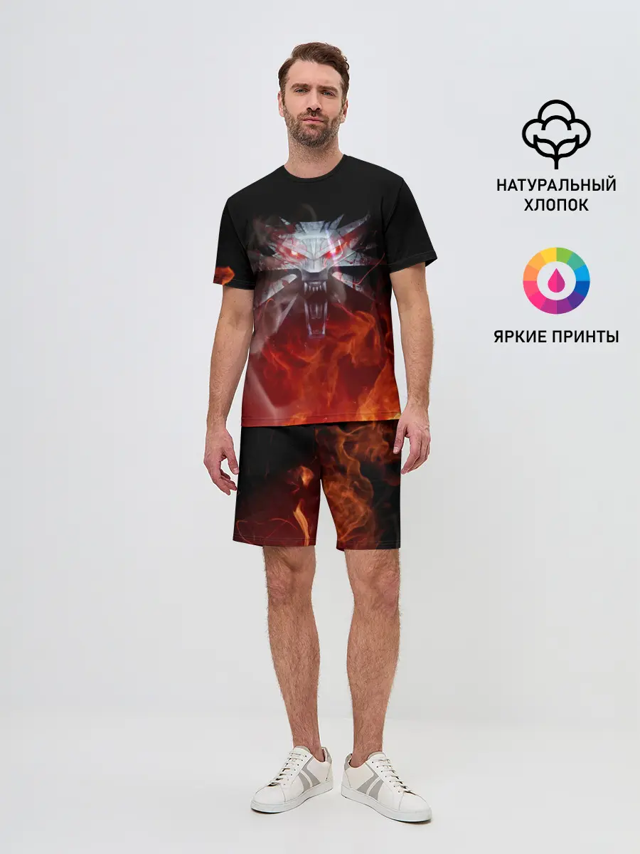 Мужской костюм с шортами / ВЕДЬМАК / THE WITCHER / ГЕРАЛЬТ