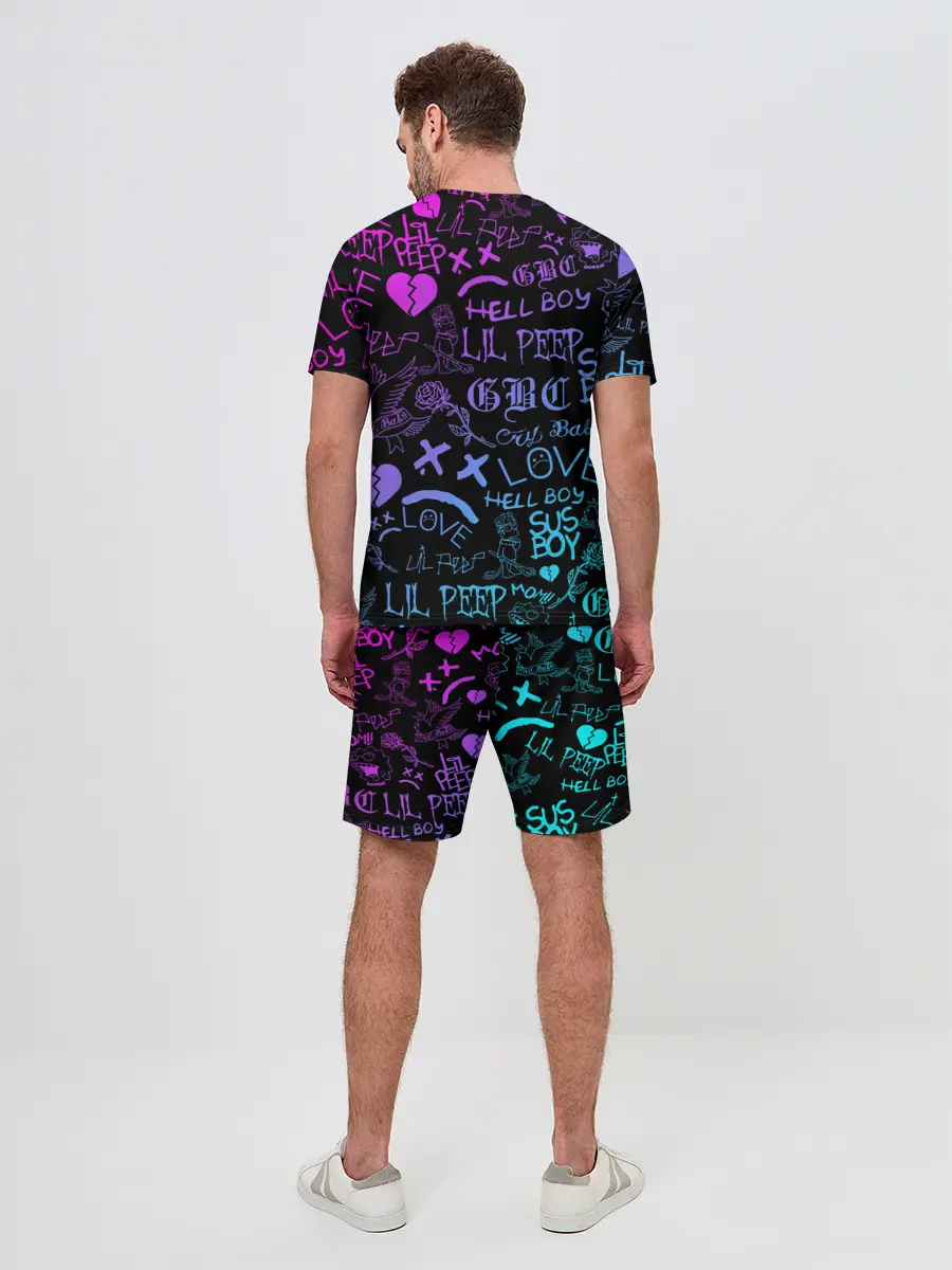 Мужской костюм с шортами / LIL PEEP NEON | ЛИЛ ПИП НЕОН
