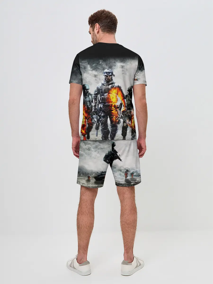 Мужской костюм с шортами / Battlefield | Батлфилд