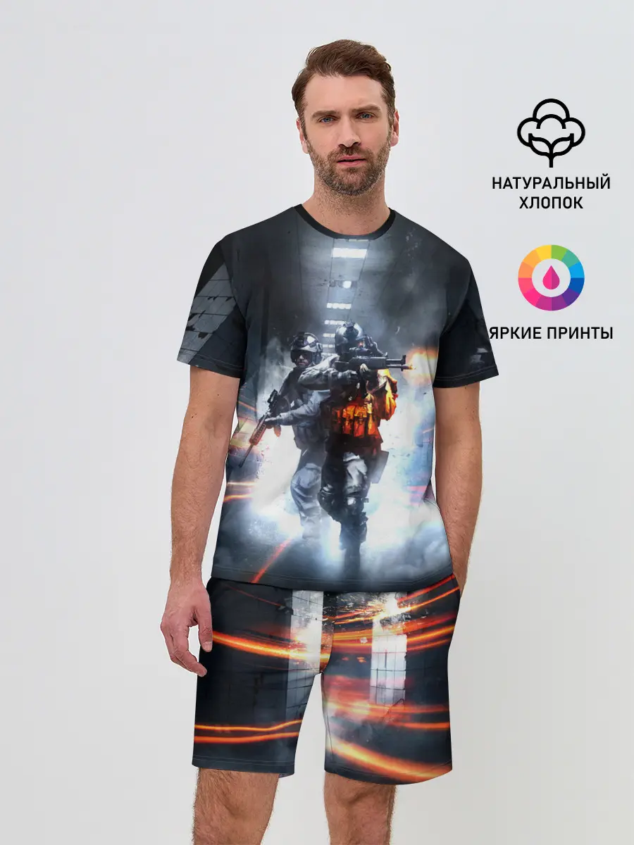 Мужской костюм с шортами / Battlefield