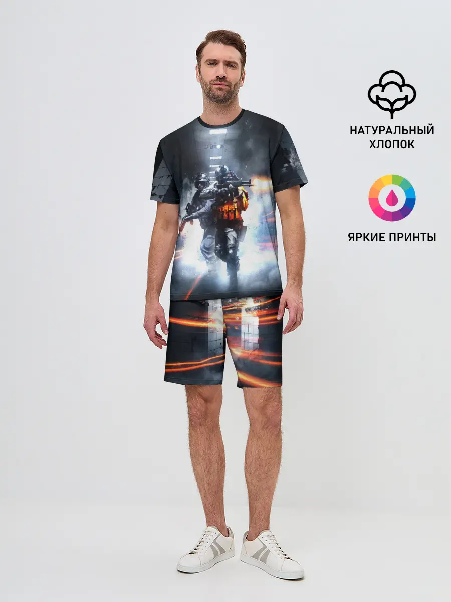 Мужской костюм с шортами / Battlefield