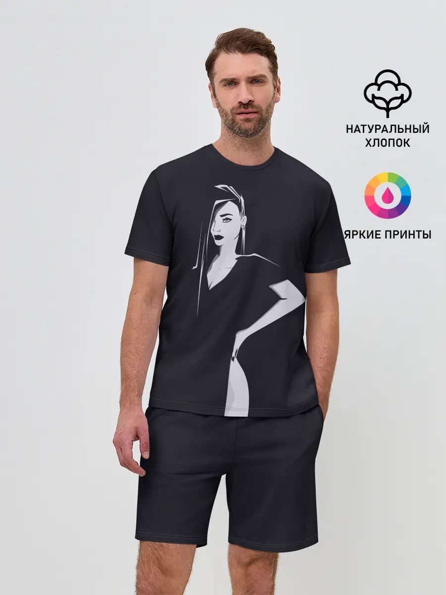 Мужской костюм с шортами / Girl