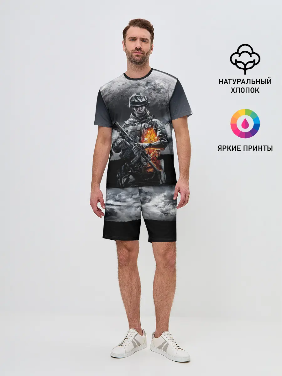 Мужской костюм с шортами / Battlefield