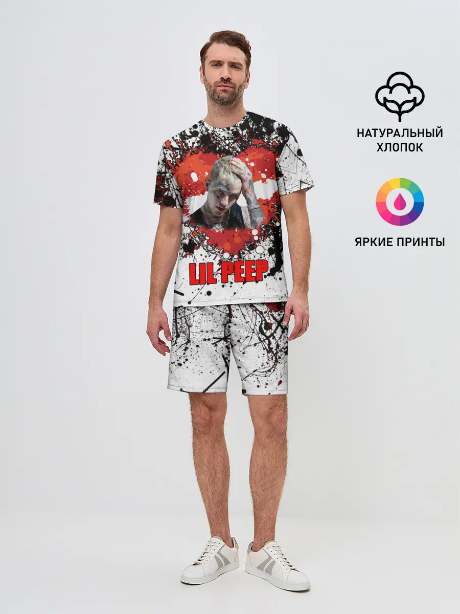 Мужской костюм с шортами / Lil Peep