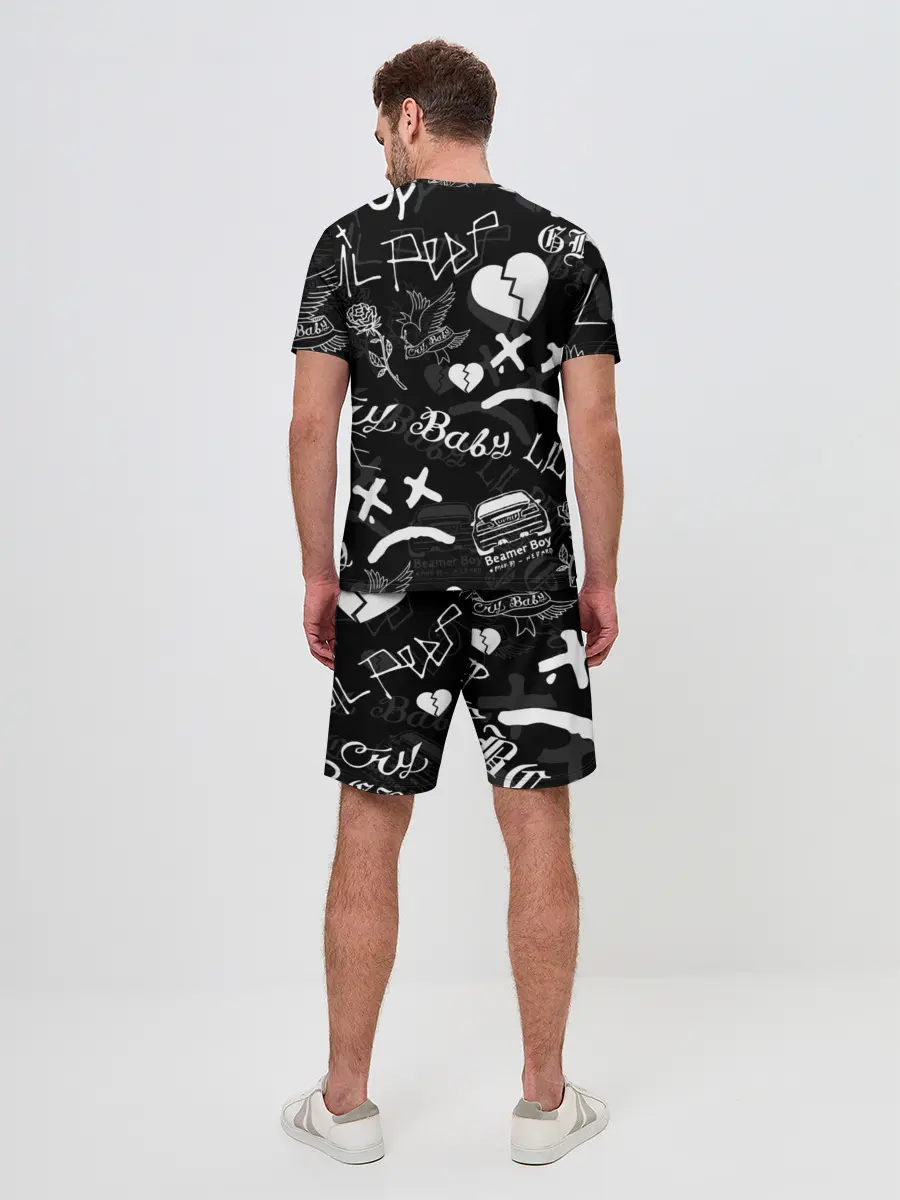 Мужской костюм с шортами / LIL PEEP