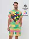 Мужской костюм с шортами / Кубик Рубика