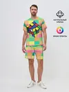 Мужской костюм с шортами / Кубик Рубика