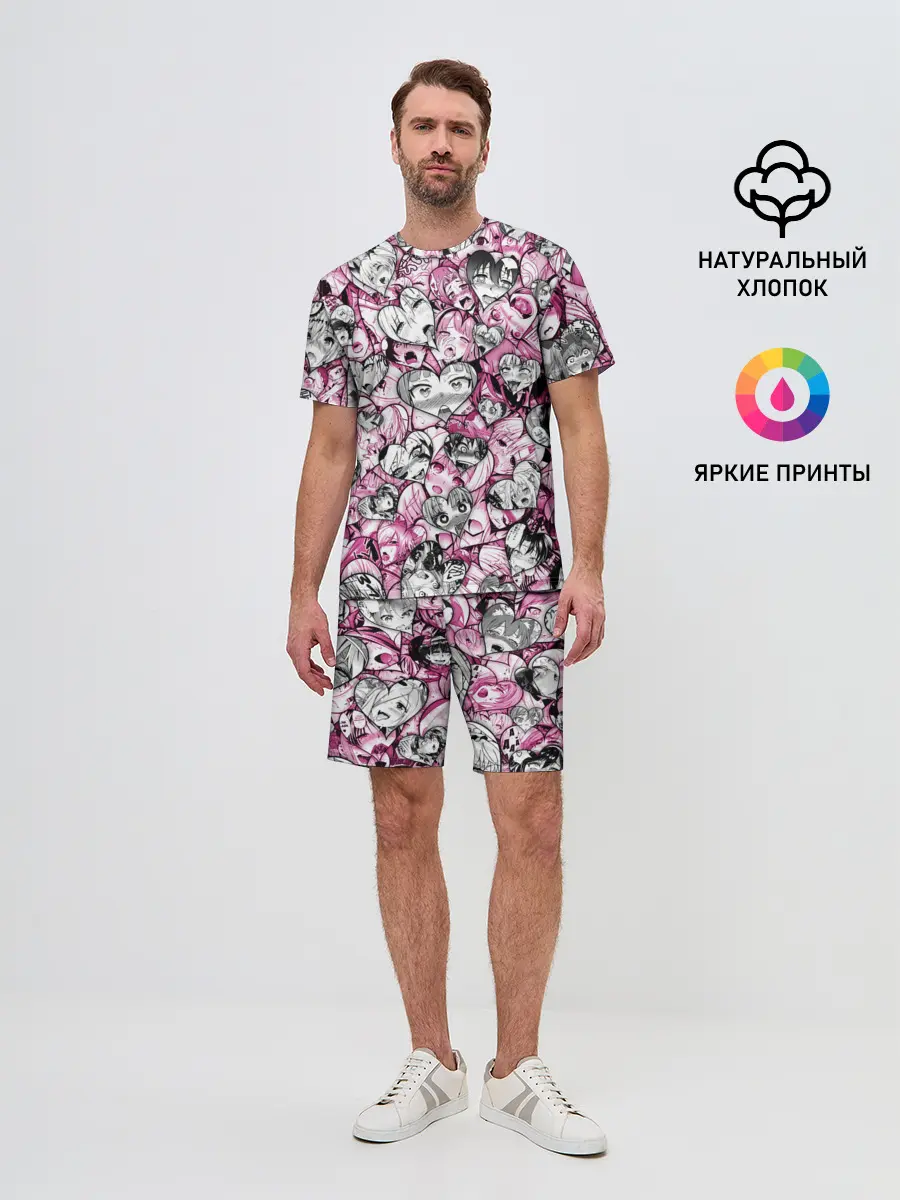 Мужской костюм с шортами / Ahegao валентинки