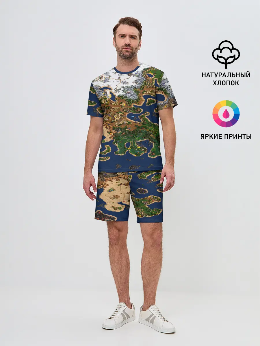 Мужской костюм с шортами / HEROES 3 КАРТА