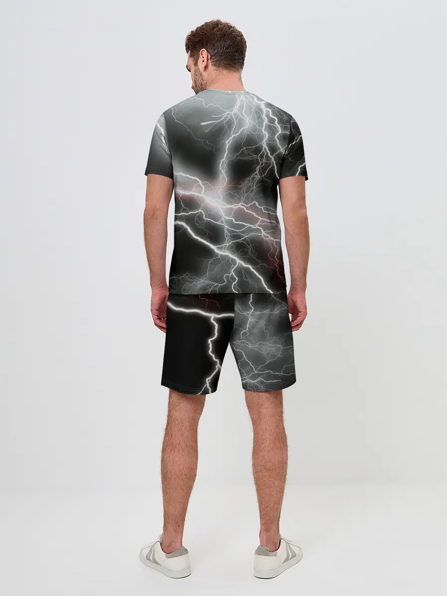 Мужской костюм с шортами / молния