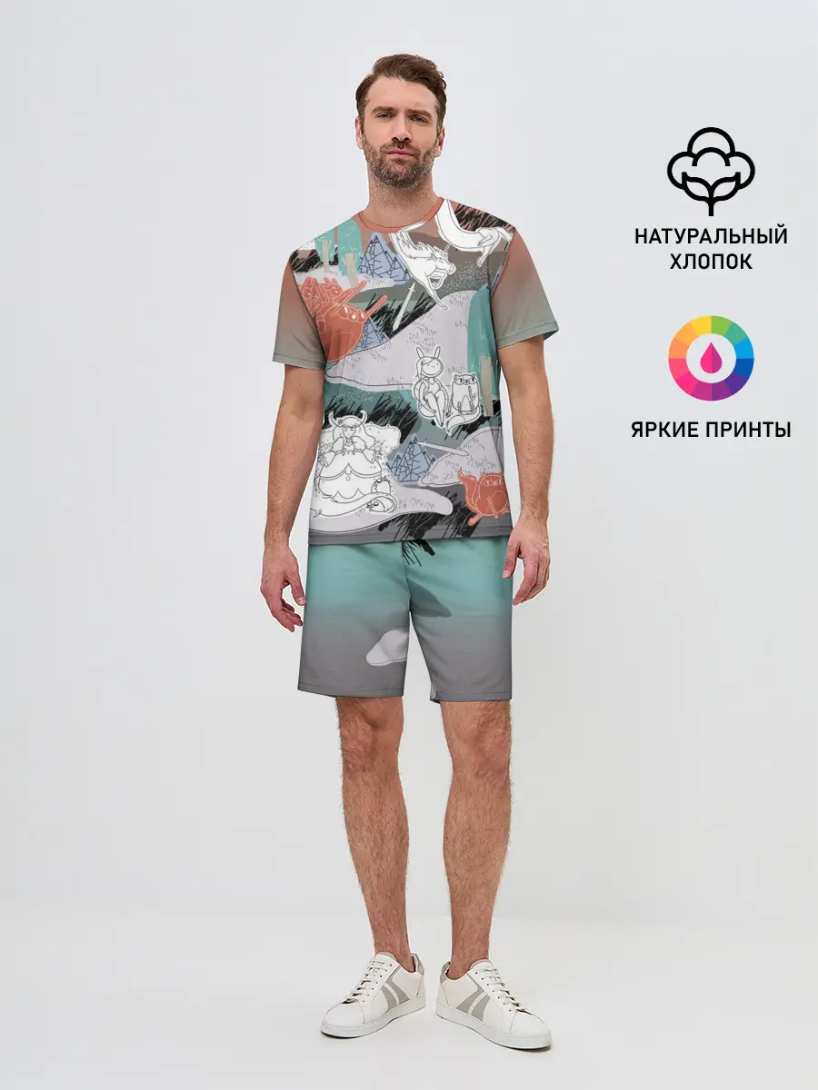 Мужской костюм с шортами / Время Приключений