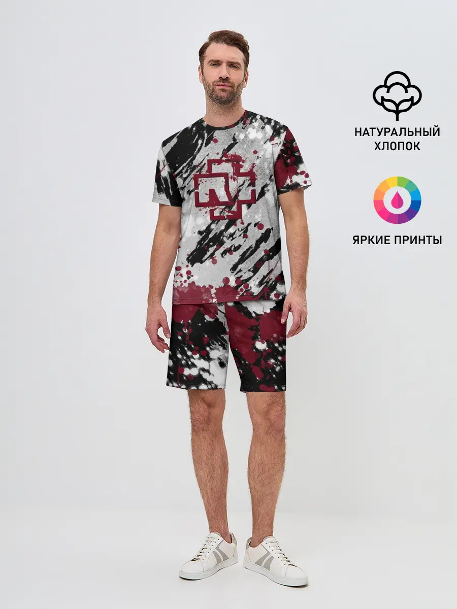 Мужской костюм с шортами / Rammstein