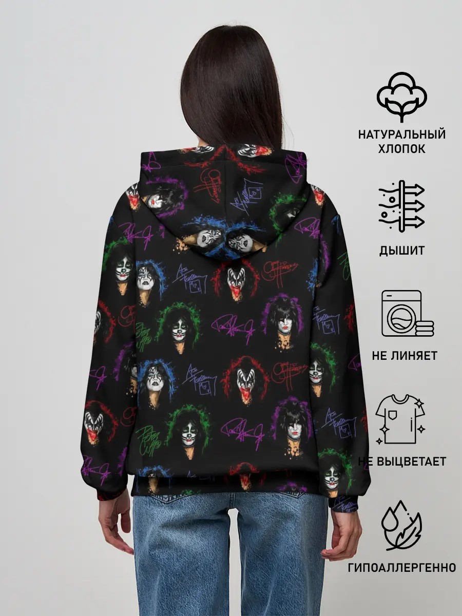 Женское худи / KISS