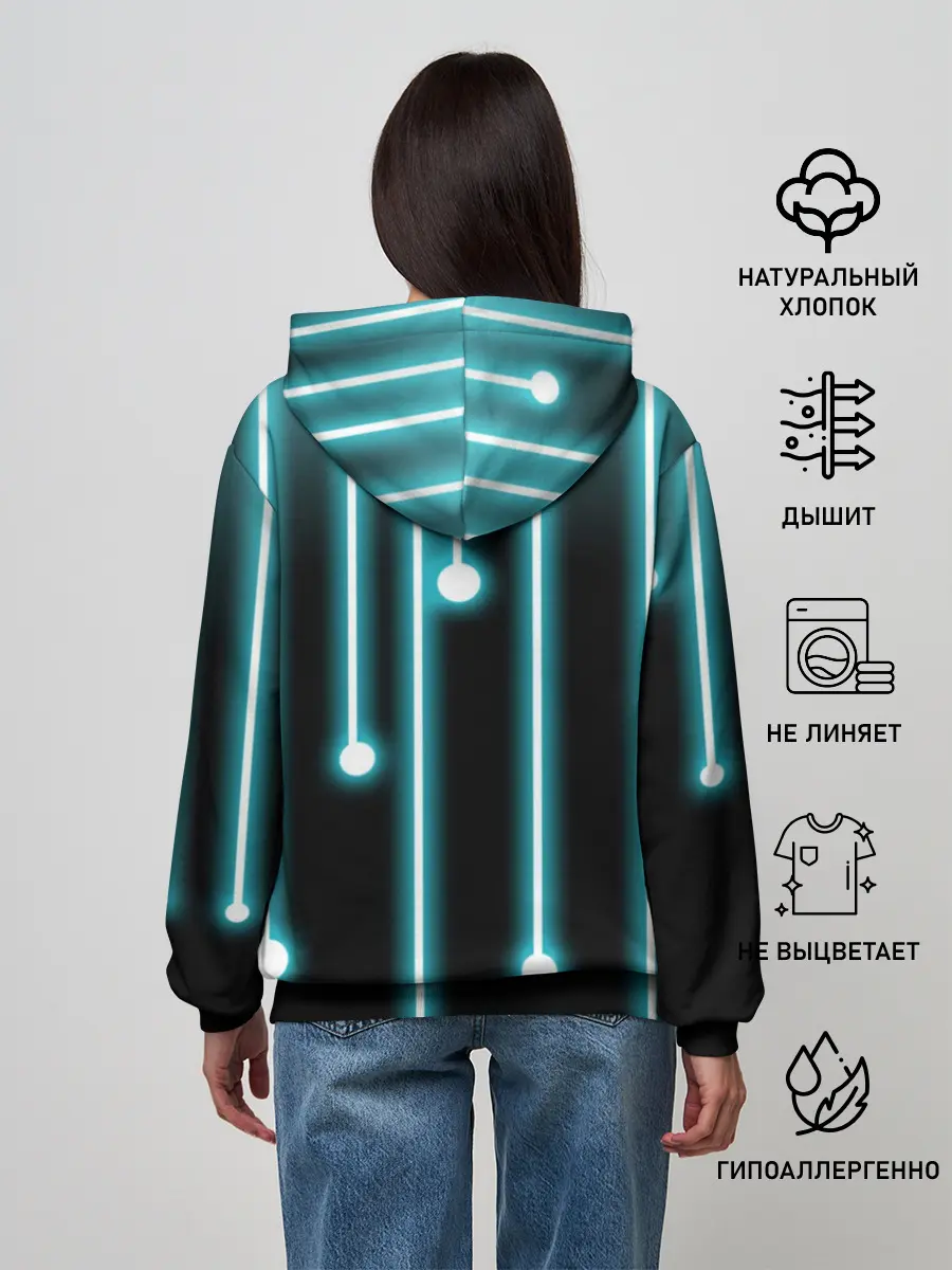 Женское худи / Неон