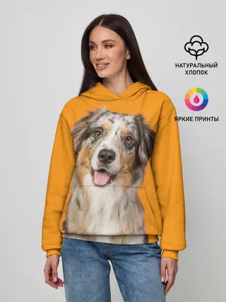 Женское худи / Австралийская овчарка