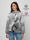 Женское худи / Белая лошадь