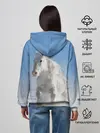 Женское худи / Белый скакун