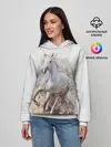 Женское худи / Белая лошадь