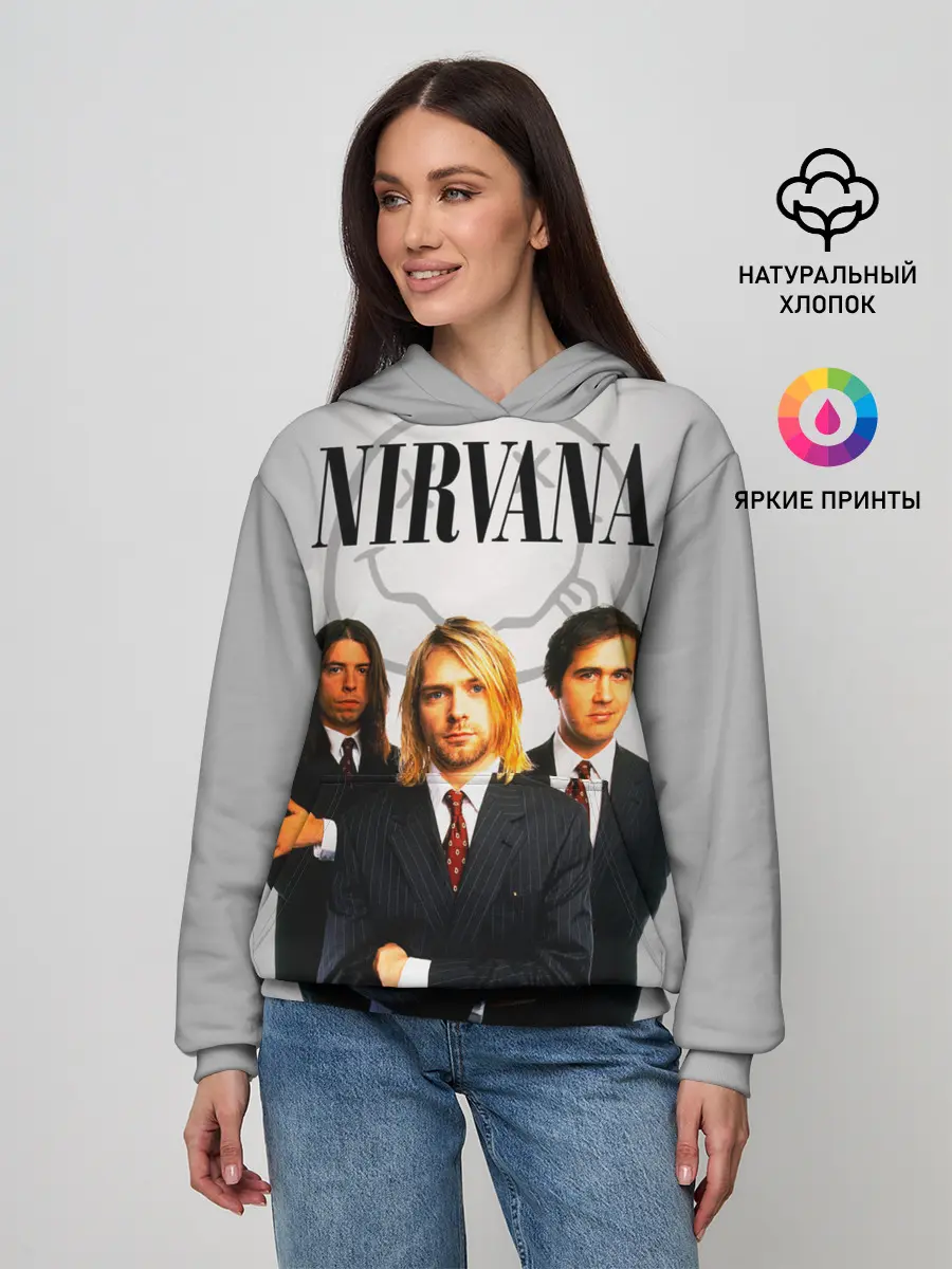Женское худи / Nirvana
