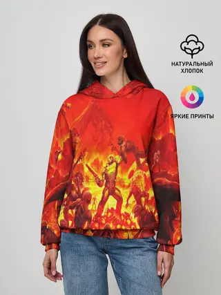 Женское худи / DOOM