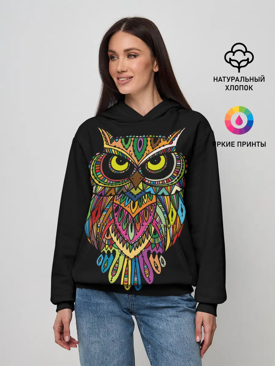 Женское худи / Сова