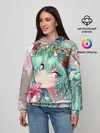 Женское худи / Цветок и Хацуне Мику
