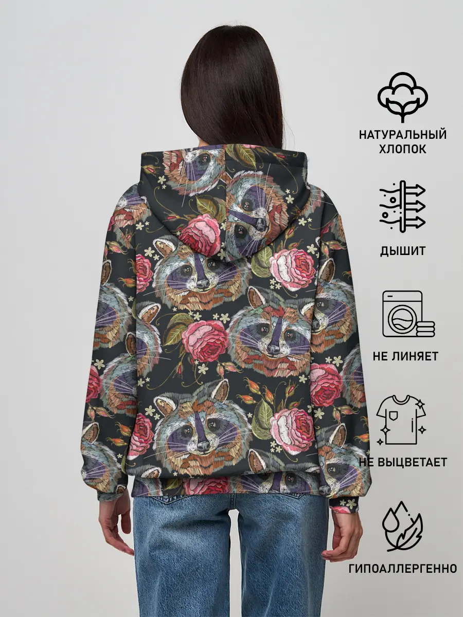 Женское худи / Еноты