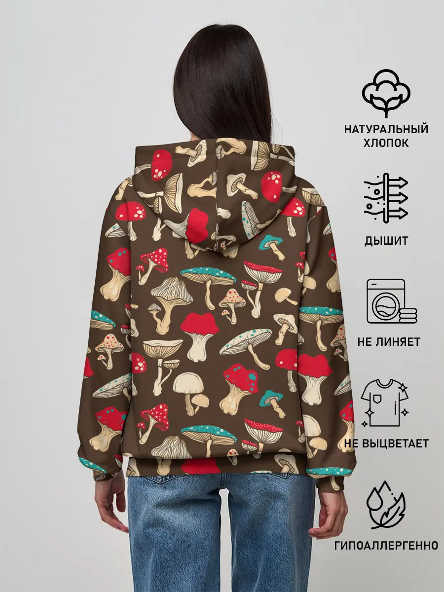 Женское худи / Грибы