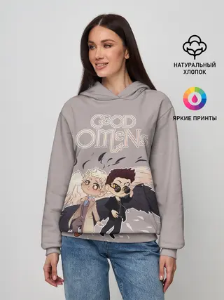 Женское худи / Good Omens