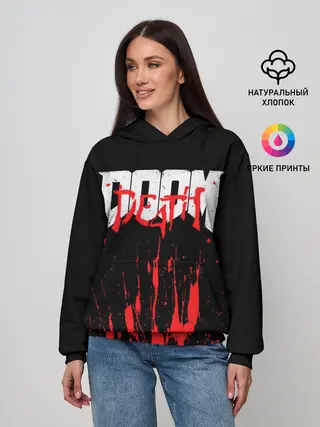 Женское худи / DOOM Bloody