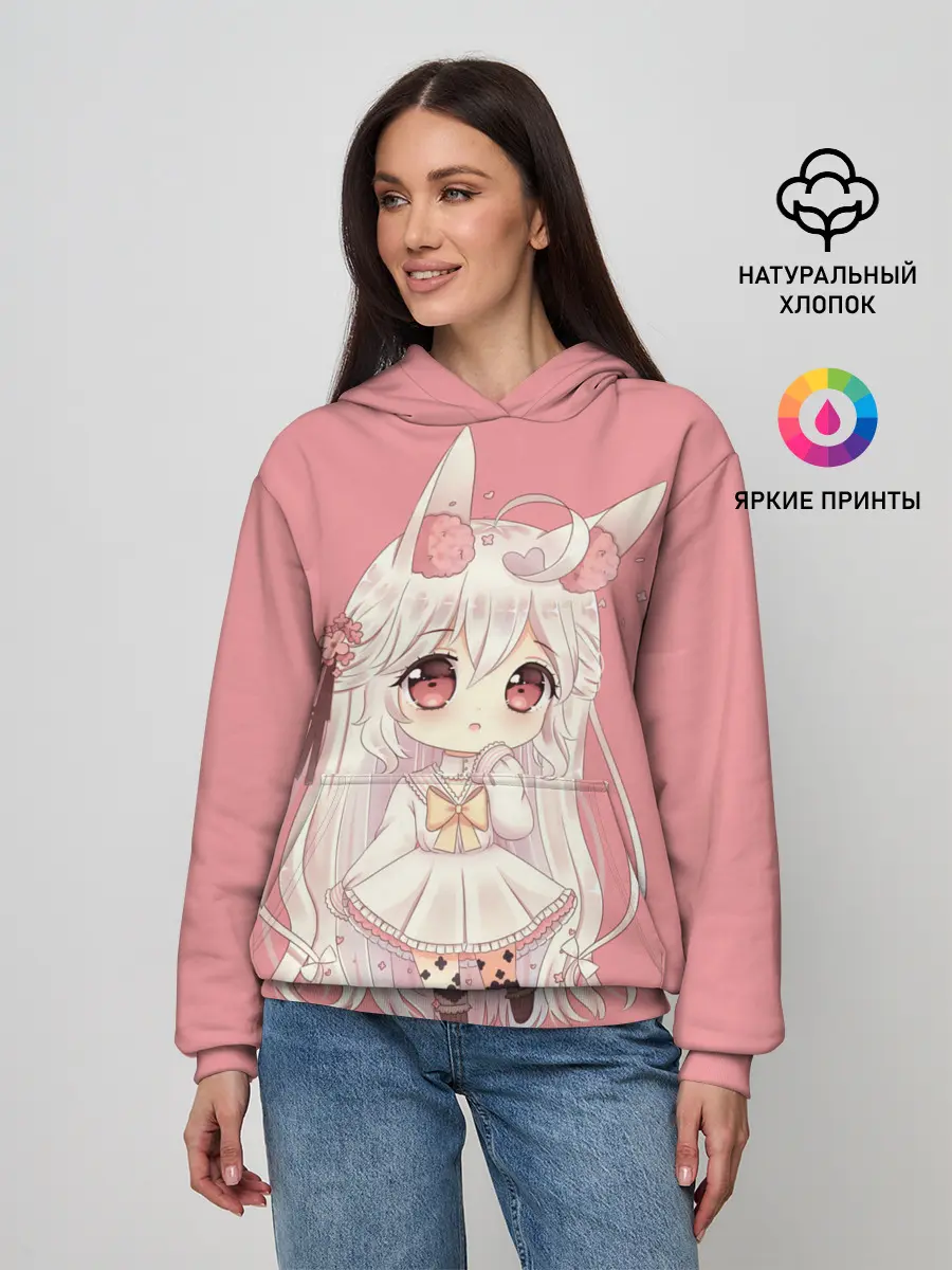 Женское худи / Неко тян