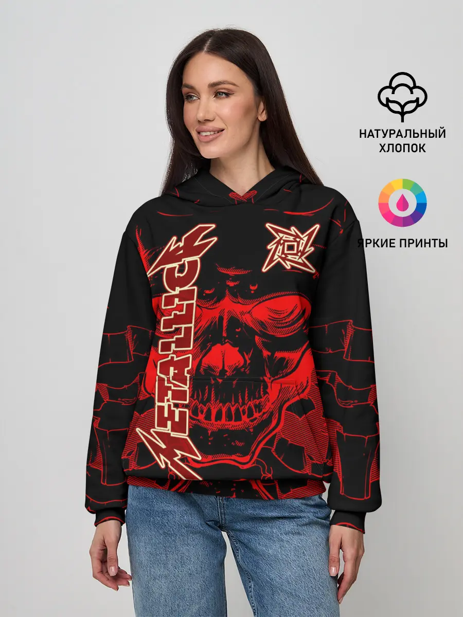 Женское худи / Metallica