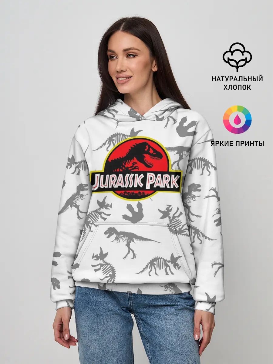 Женское худи / Парк Юрского Периода